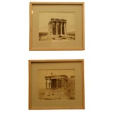 Pair of 19th Century Sepia photograph