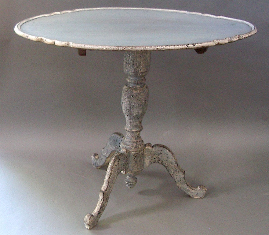 Tea Table with Pie Crust Top
