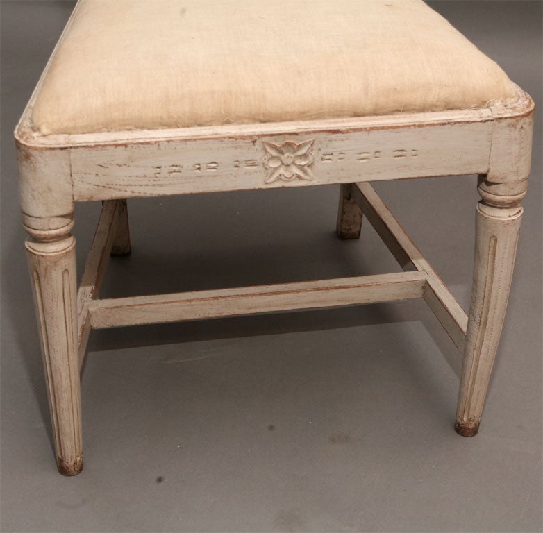 Set of Six Gustavian Style Dining Chairs 1