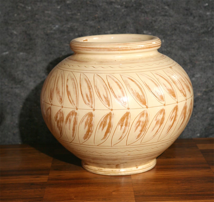Danish Large Vase from Kaehler Keramik Fabrik