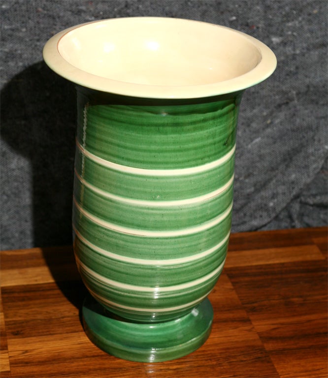 Danish Large Kaehler Pottery Urn For Sale