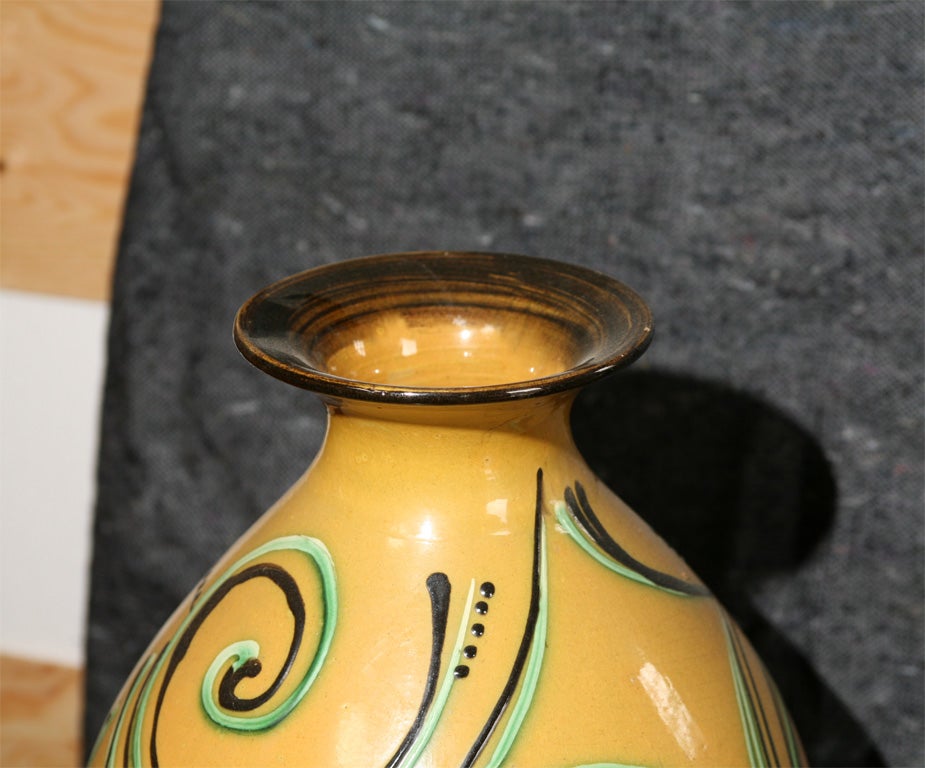 Scandinavian Modern Large Vase by Julia Kabel for Kaehler Keramik For Sale