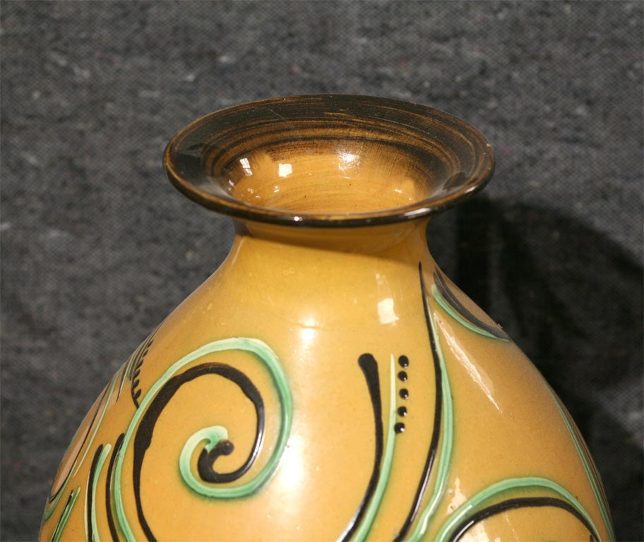 Danish Large Vase by Julia Kabel for Kaehler Keramik For Sale