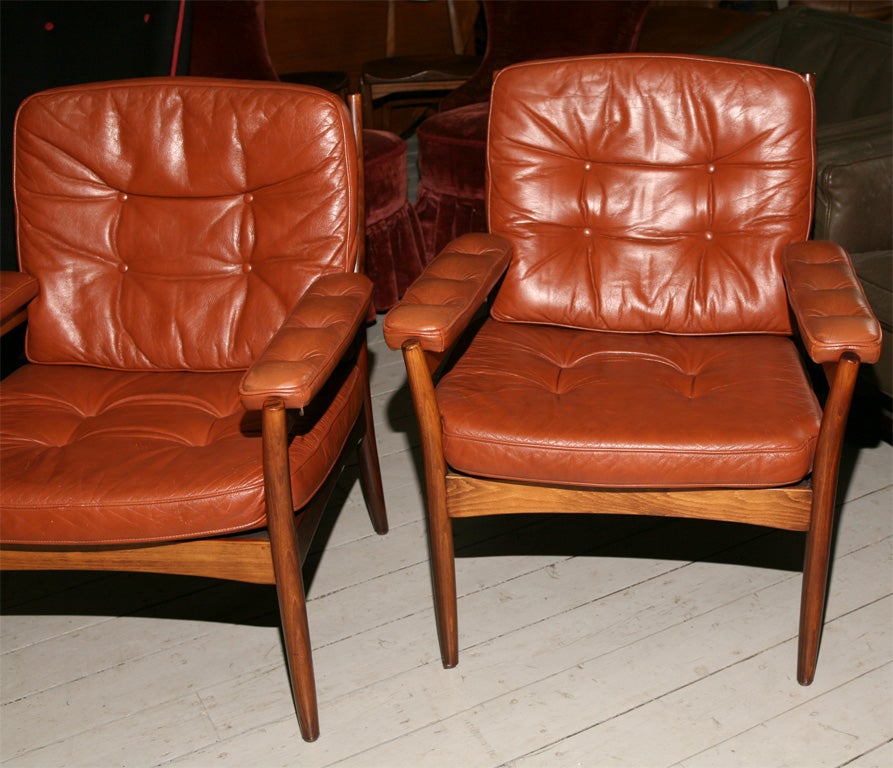 Pair of Swedish Armchairs In Good Condition In Hudson, NY