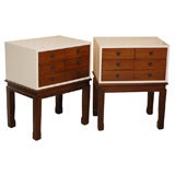 Collectors Chest NIght stands By Lawson-Fenning