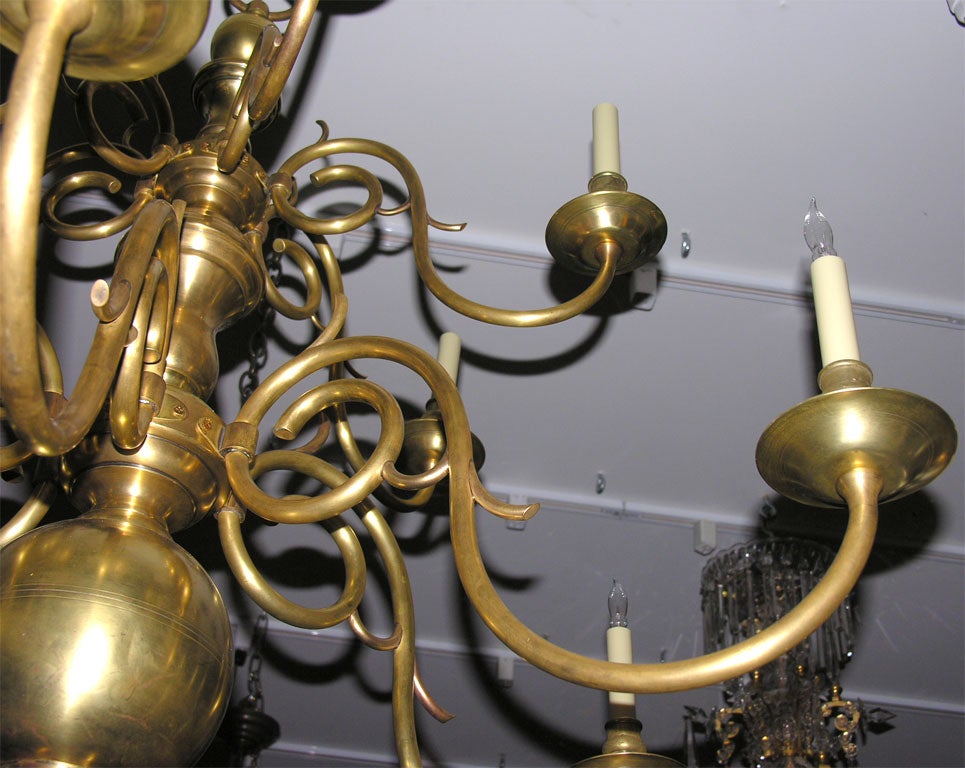 12 Light Dutch Baroque chandelier 2