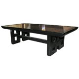 Asian Inspired Cocktail Table by Kittinger with Tortoise Finish