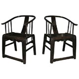 Pair of Elmwood Chairs