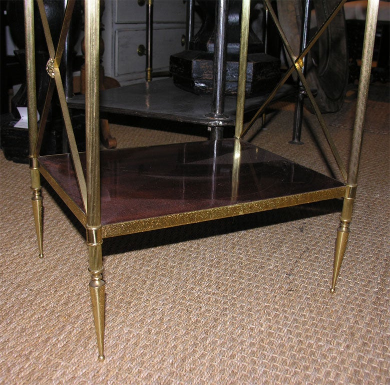 Early 20th Century French Brass Etagere