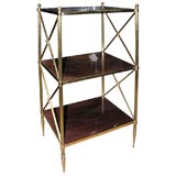 Early 20th Century French Brass Etagere