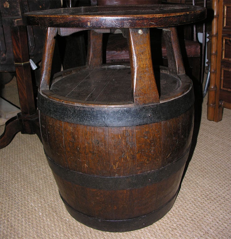 19th Century English Pub Tables Made from Cider Barrels