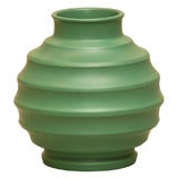 Wedgwood Green Glaze Vase by Keith Murray