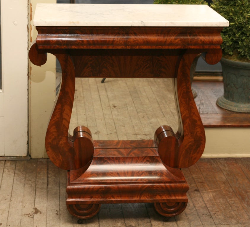 CLASSICAL AMERICAN EMPIRE PIER TABLE