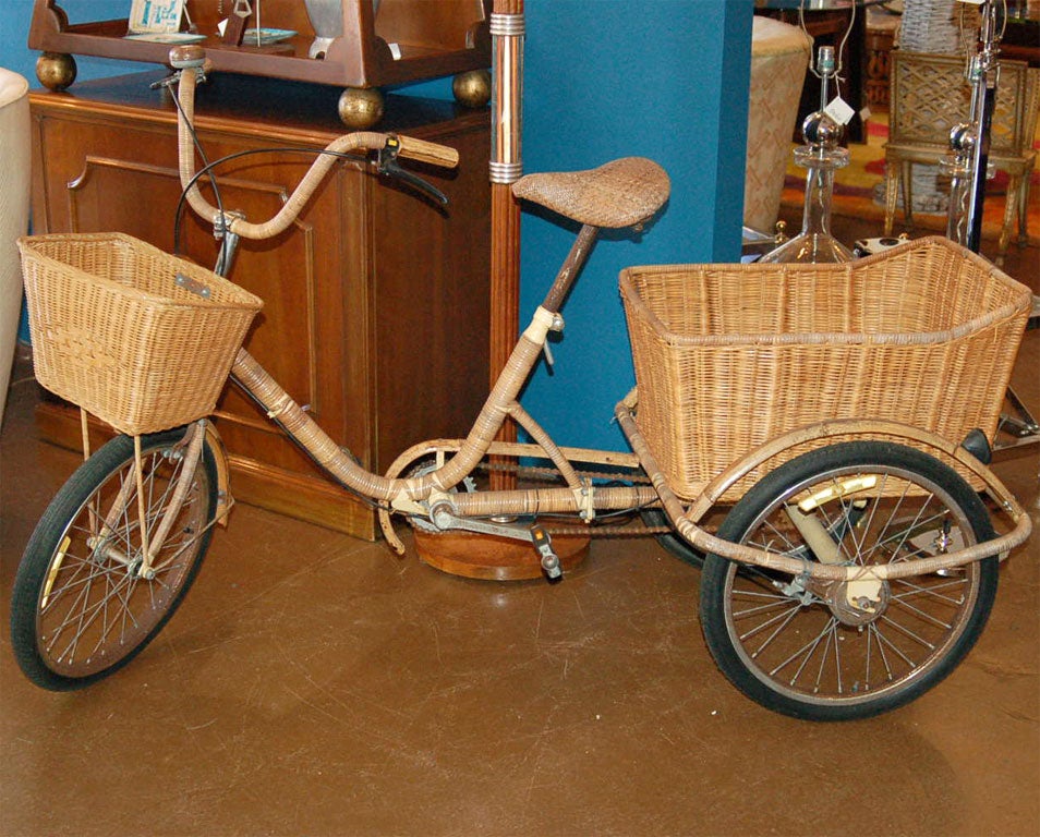 Charming and unusual, these bikes were often used in Paris to deliver fresh bread to restaurants.