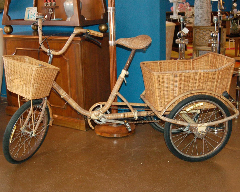Wicker Bread Delivery Bike 3