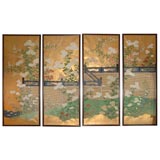 Large Edo Period Framed Paintings