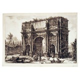 The Arch of Constantine, 1771, by G.B.Piranesi