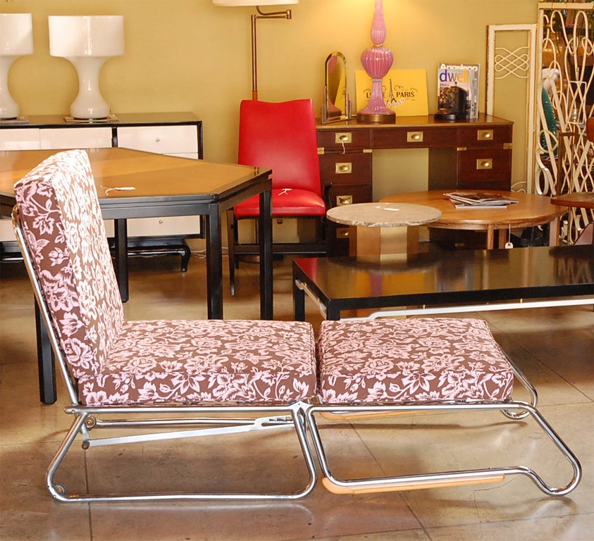 Tissu Chaise longue française par Francois Caruelle en vente