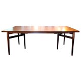 Rosewood dining-room table by Arne Vodder