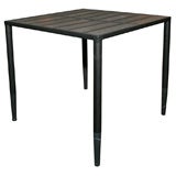Leather and Shagreen Side Table