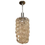 Glass Chain Link Ceiling Light