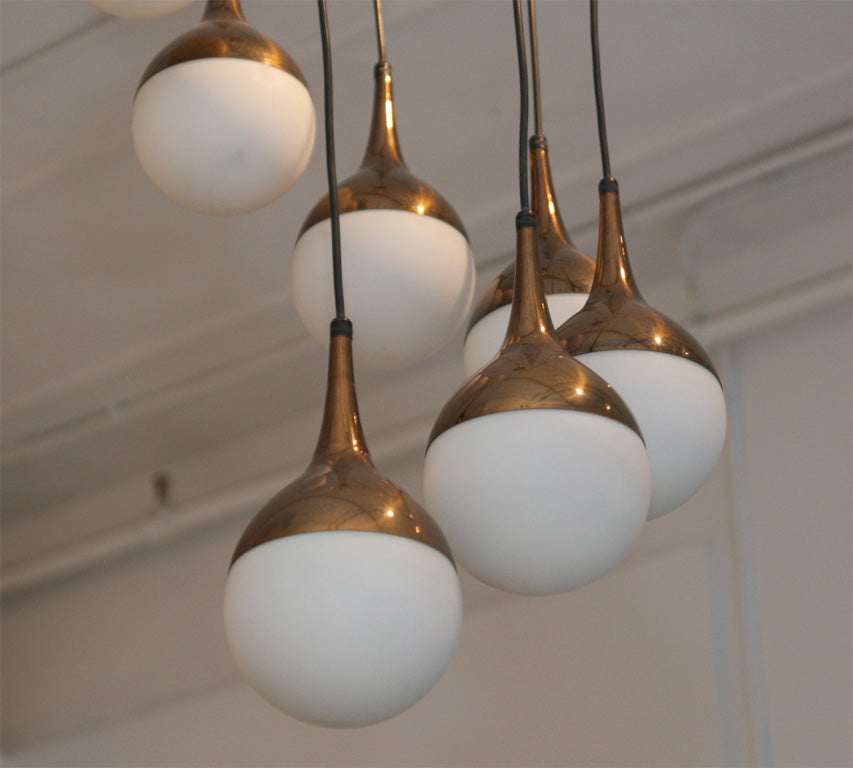 Stilnovo Pendant Light In Excellent Condition For Sale In New York, NY