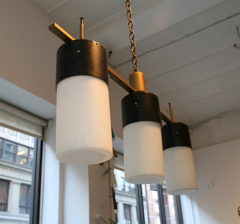 Mid-20th Century Italian Ceiling Light In Style of Gino Sarfatti for Arteluce For Sale