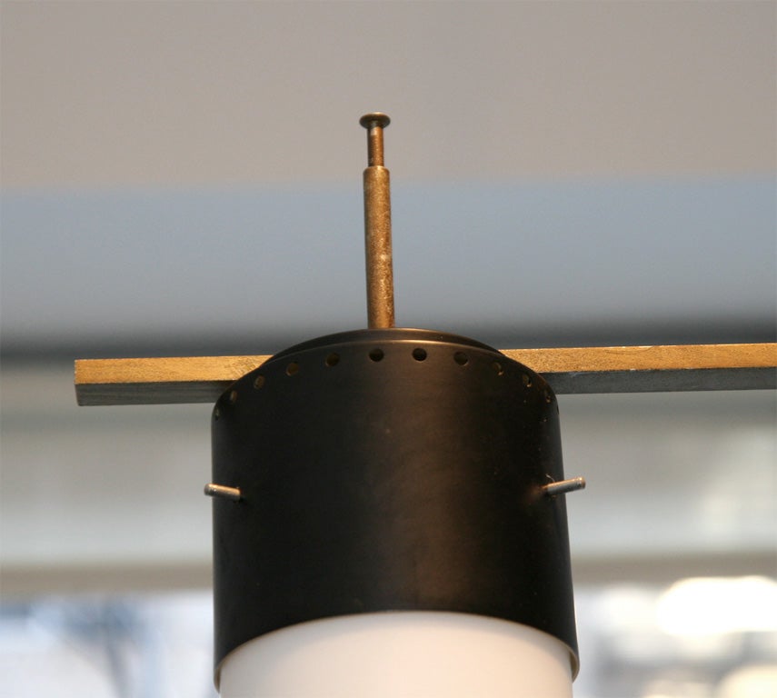 Italian Ceiling Light In Style of Gino Sarfatti for Arteluce For Sale 2