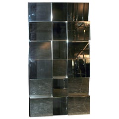 Op-Art Mirror Wall Sculpture / Neal Small-Like