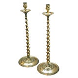 Pair of Brass Candlesticks Pair of Brass Candlesticks