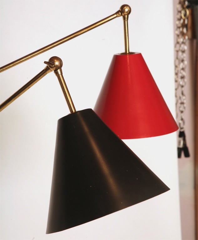 Mid-20th Century Early Arredoluce Triennale Floor Lamp For Sale
