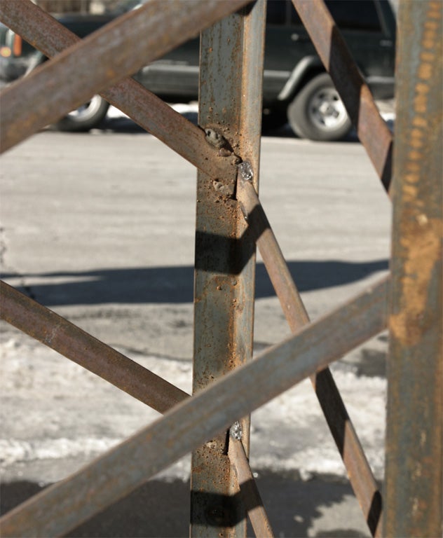 Pair Iron Topiary Obelisks 5