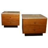 End Tables With Travertine Tops
