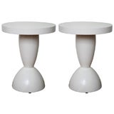 Used Pair of End Tables From the Fontainbleau Resort Miami