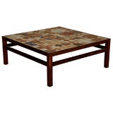 Danish Tile Top Table by Tu Poulsen