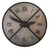 Monumental Antique French Clock Face