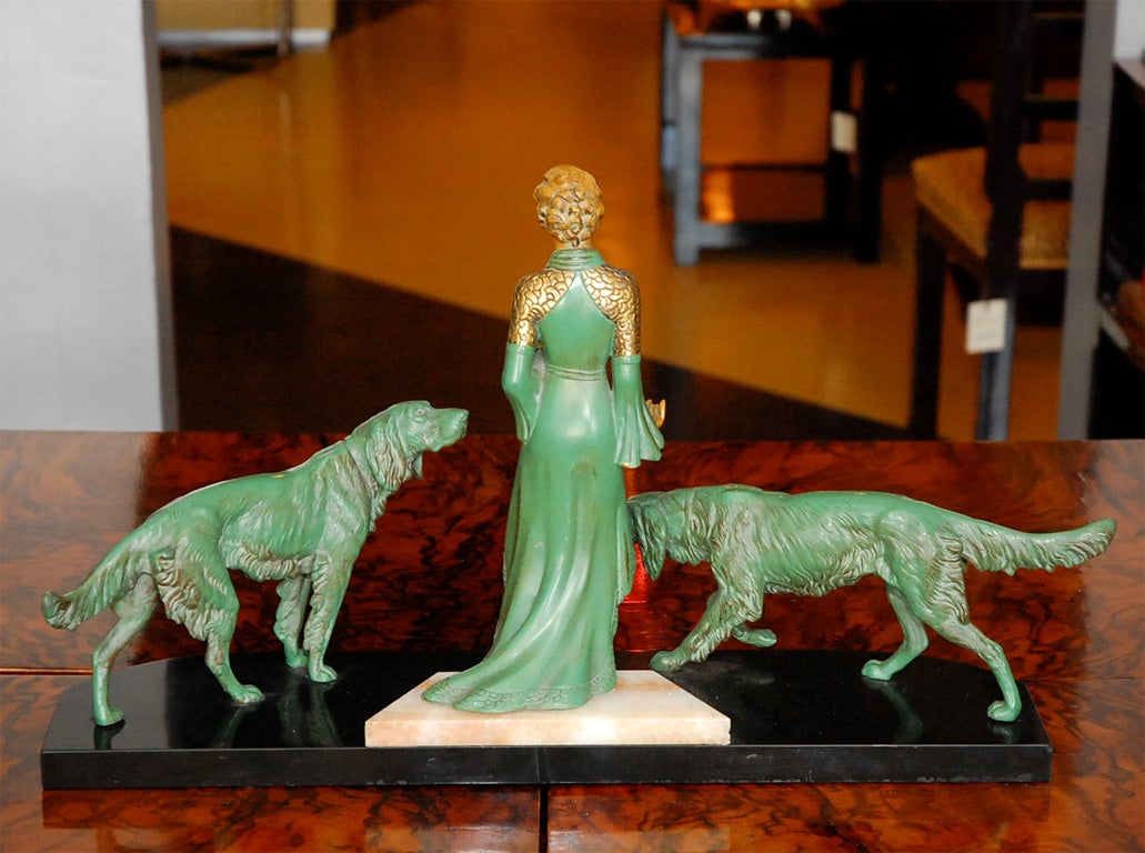 Art Deco bronze statue 1
