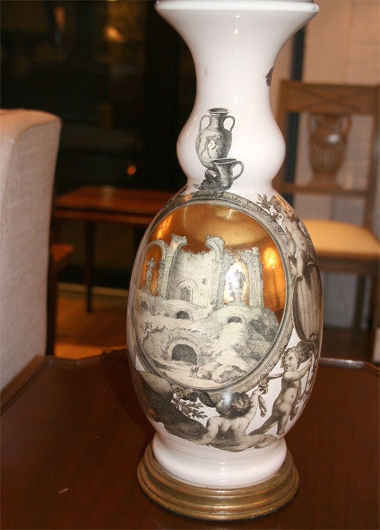 Decoupage Table Lamp