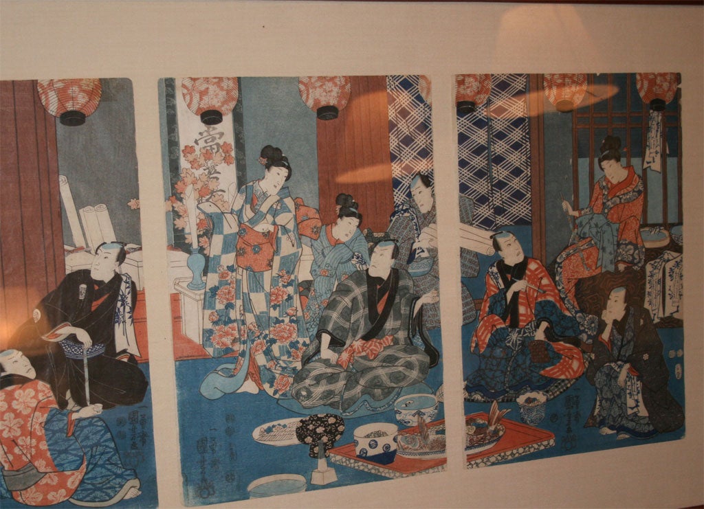 Japanese Print In Excellent Condition For Sale In New York, NY