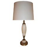 Antique Alabaster Lamp