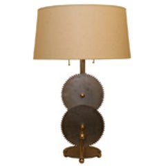 Sculptural Table Lamp Signed Sylvestri 6