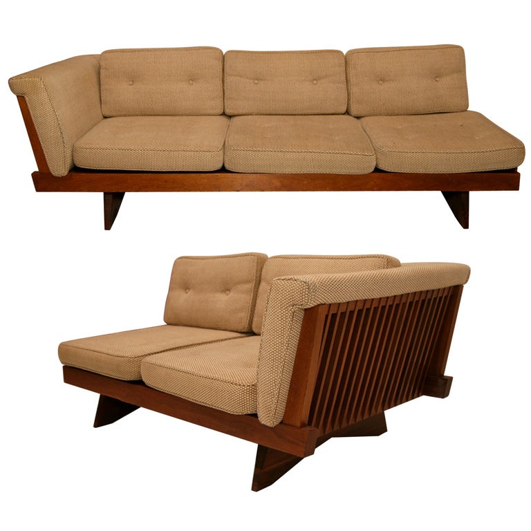 Spindle Sofa by George Nakashima