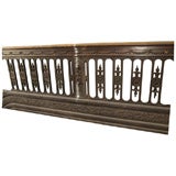 Carved Oak Railing