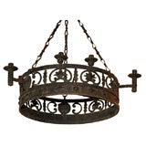 Antique Iron Gothic Style Chandelier