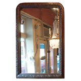Napoleon III Carved Oak Mirror
