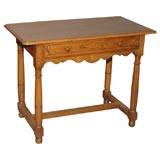 French provincial walnut table