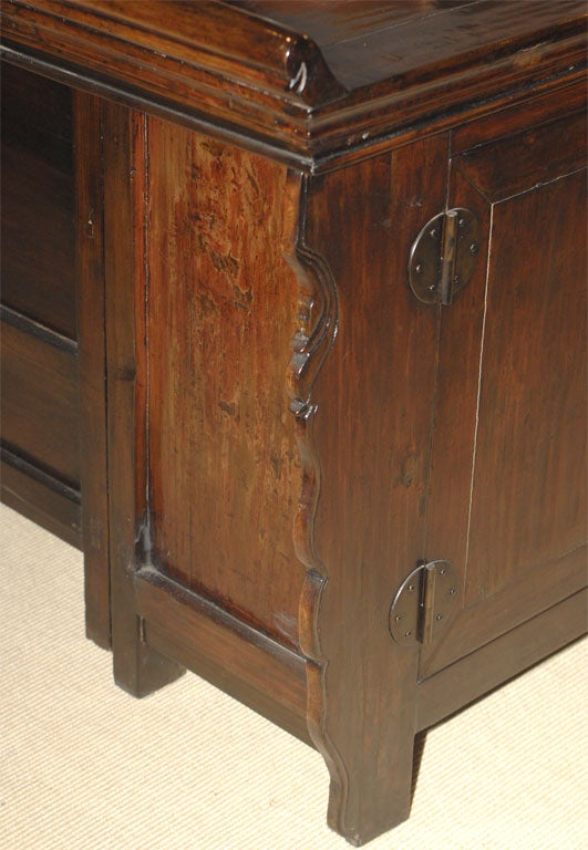 Chinese Elm Wood Altar Side Chest 1
