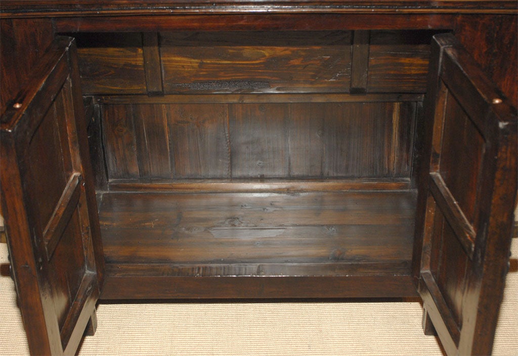 Chinese Elm Wood Altar Side Chest 4