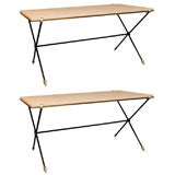 Jacques Adnet side tables