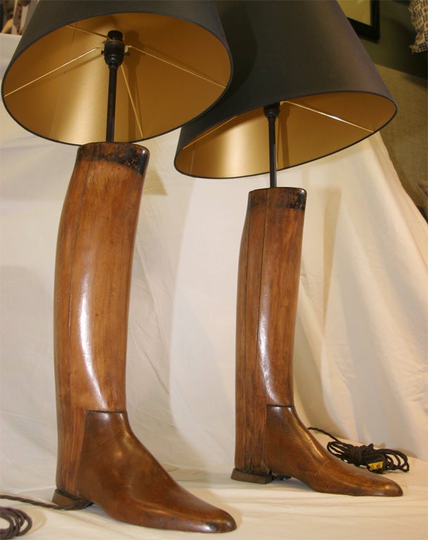 20th Century Boot Lamps For Sale